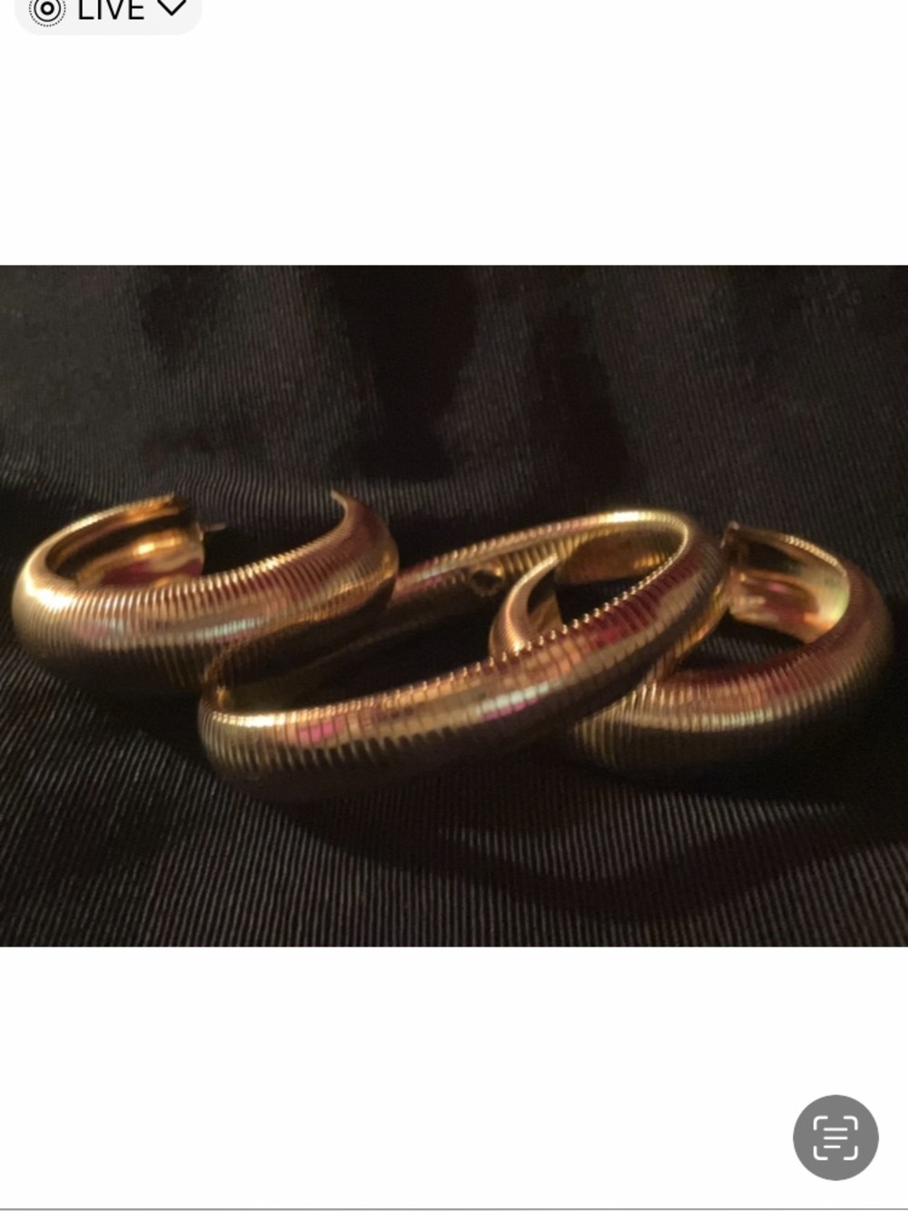 New Gold Bracelet and Earring Set.  Jeweler Made in Box